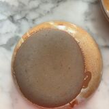 Series of 6 hollow plates in vintage sandstone