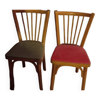 Lot de 2 chaises bistrot