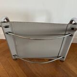 MG5 Grassi style chrome armchair