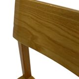 Vintage wooden chair 1980s minimalist design unique