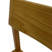 Vintage wooden chair 1980s minimalist design unique