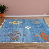 Natural handmade Moroccan rug 3 x 2 m