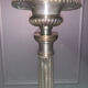 Silver-plated candle holder lamp - 19th century - antique