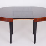 Extendable Art Deco Dining Table Designed by Jindřich Halabala, UP Závody, 1940s