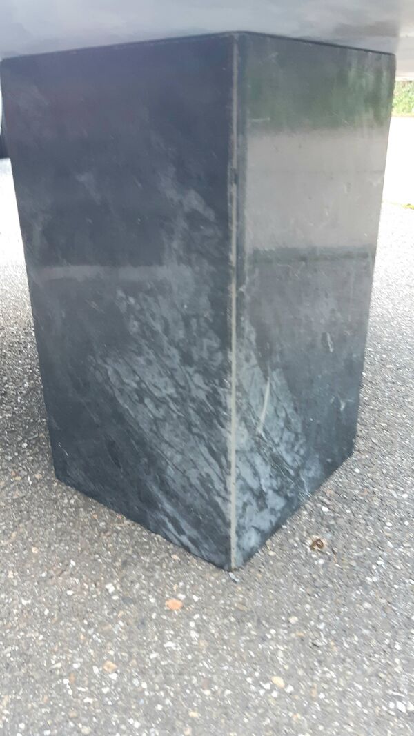 Table basse marbre années 70