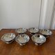 Set of 6 stainless steel bowls