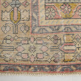 4x8 Pale Red Oriental Vintage Rug, 132x260Cm