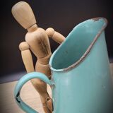 Green enamelled pitcher