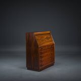 Rosewood Secretaire with Display Case from Dyrlund, 1960s