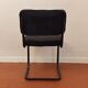 Lot 4 chaises velours noir