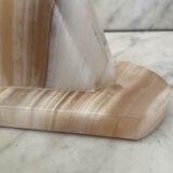 Pair of horse bookends in onyx