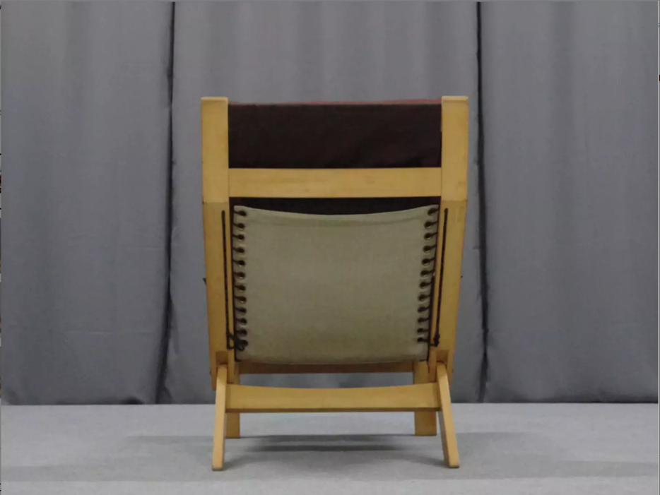 Pair of armchairs and ottoman, 1960