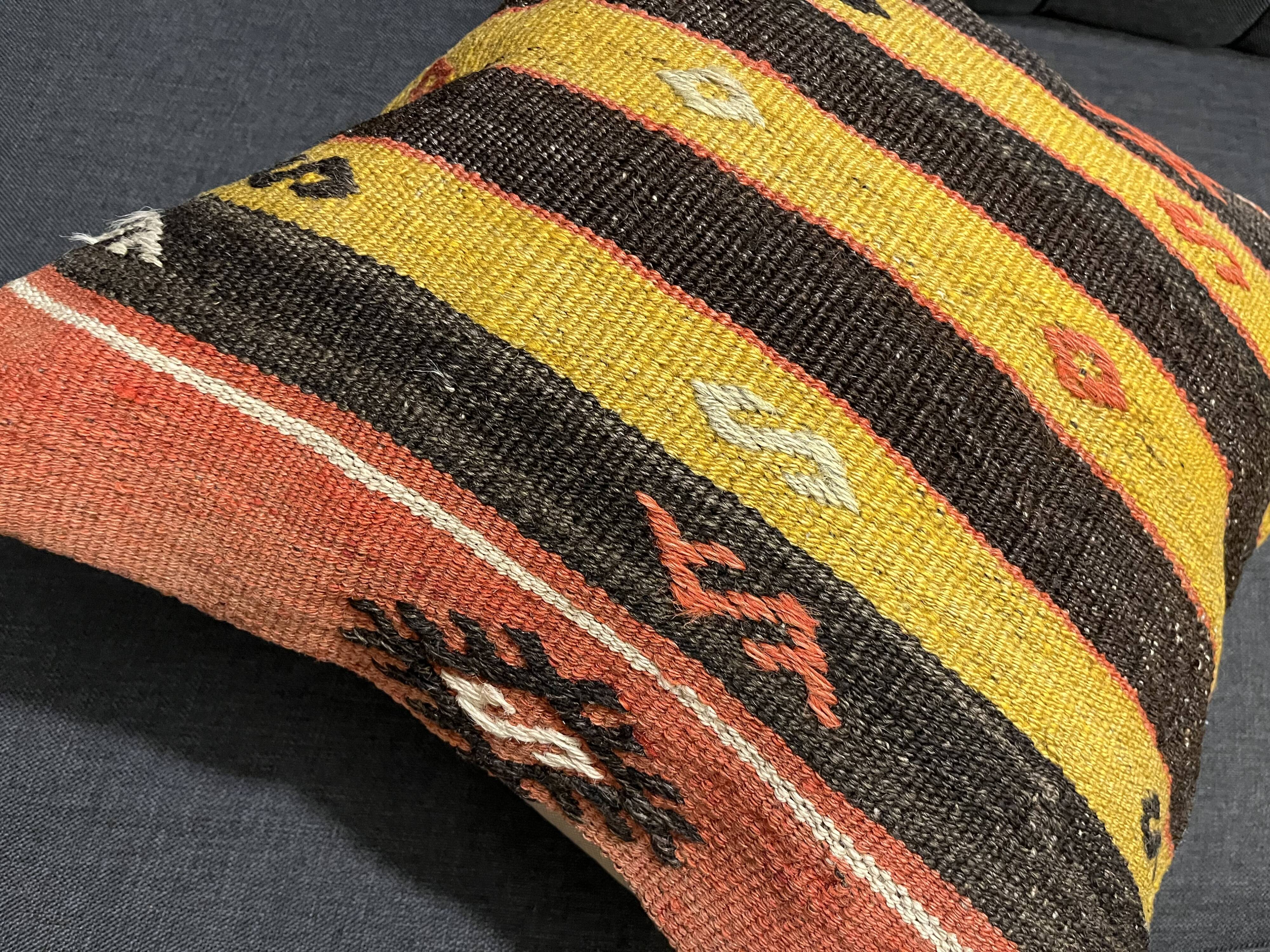 Turkish Kilim Cushion Cover