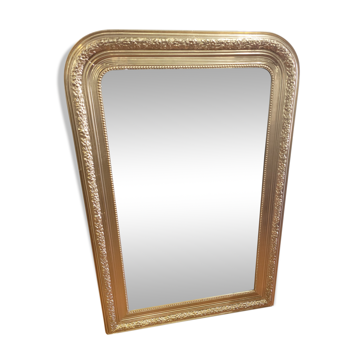 Miroir Louis Philippe doré ancien 119x81cms