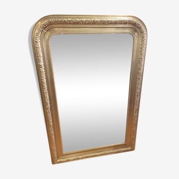 Miroir Louis Philippe doré ancien 119x81cms