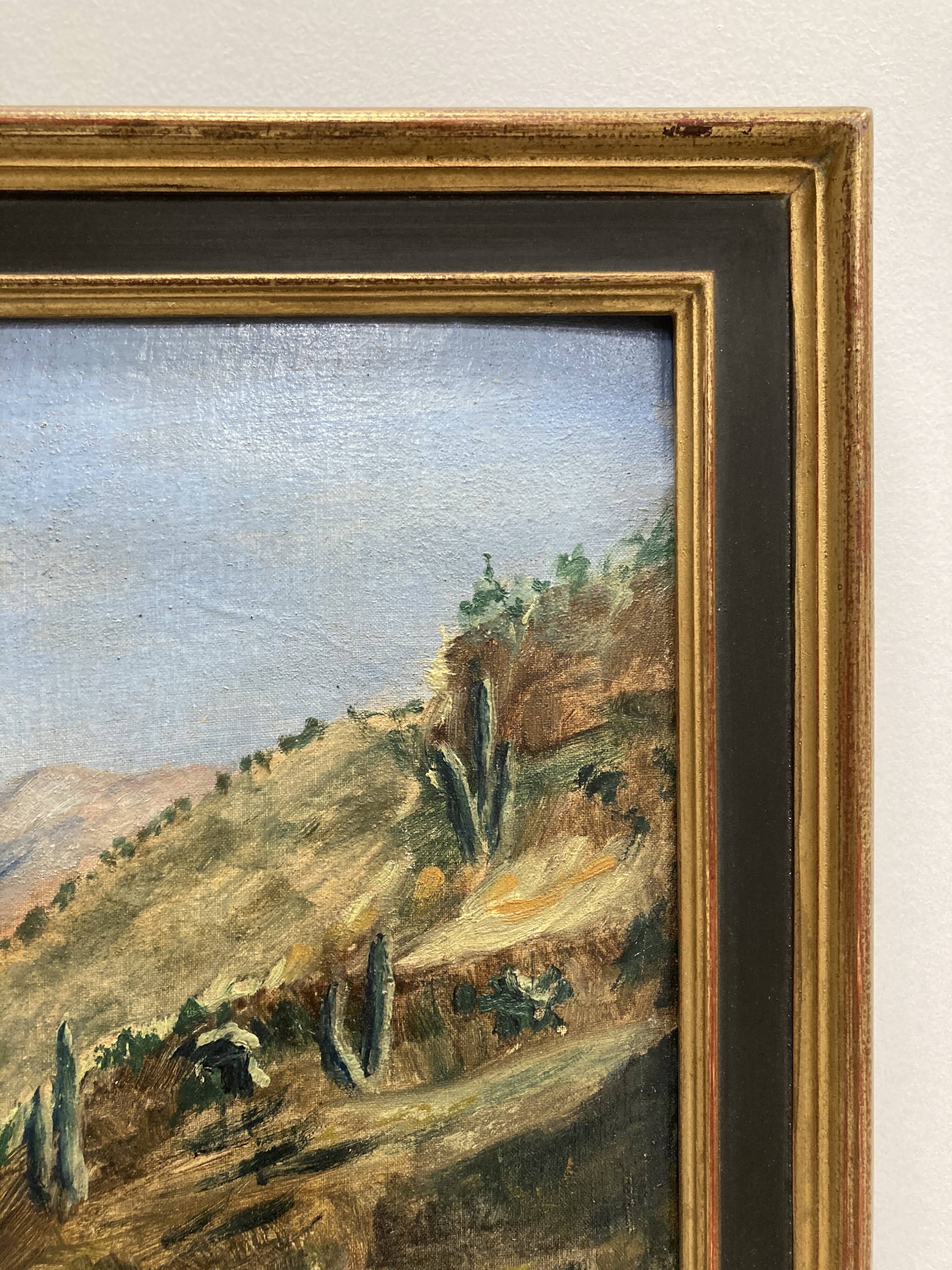 Vintage framed painting