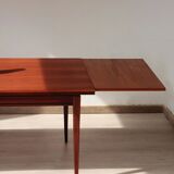 Vintage teak and afromosia dining table – extendable Scandinavian design