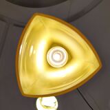 Lampara de techo Amarilla, Vetreria Vistosi, Murano crystal, 70's – Ital