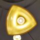 Lampara de techo Amarilla, Vetreria Vistosi, Murano crystal, 70's – Ital