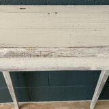 Side table in gray patinated oak