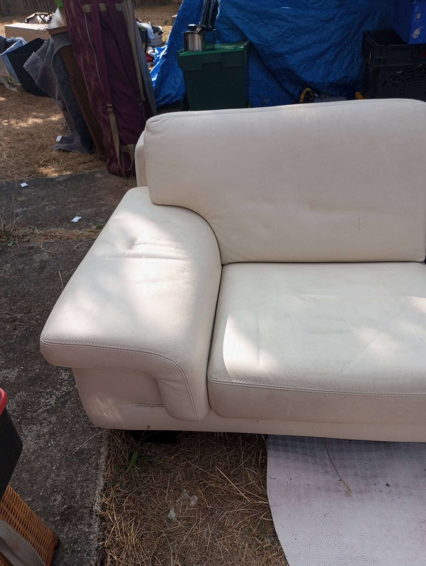 Canapé vintage en cuir 3 place