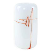 Vase en verre, design danois, années 1970, fabriqué par Holmegaard