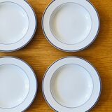 Hollow plates in Italian porcelain Tognana
