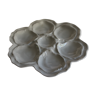 Assiette à huître porcelaine blanche Limoges