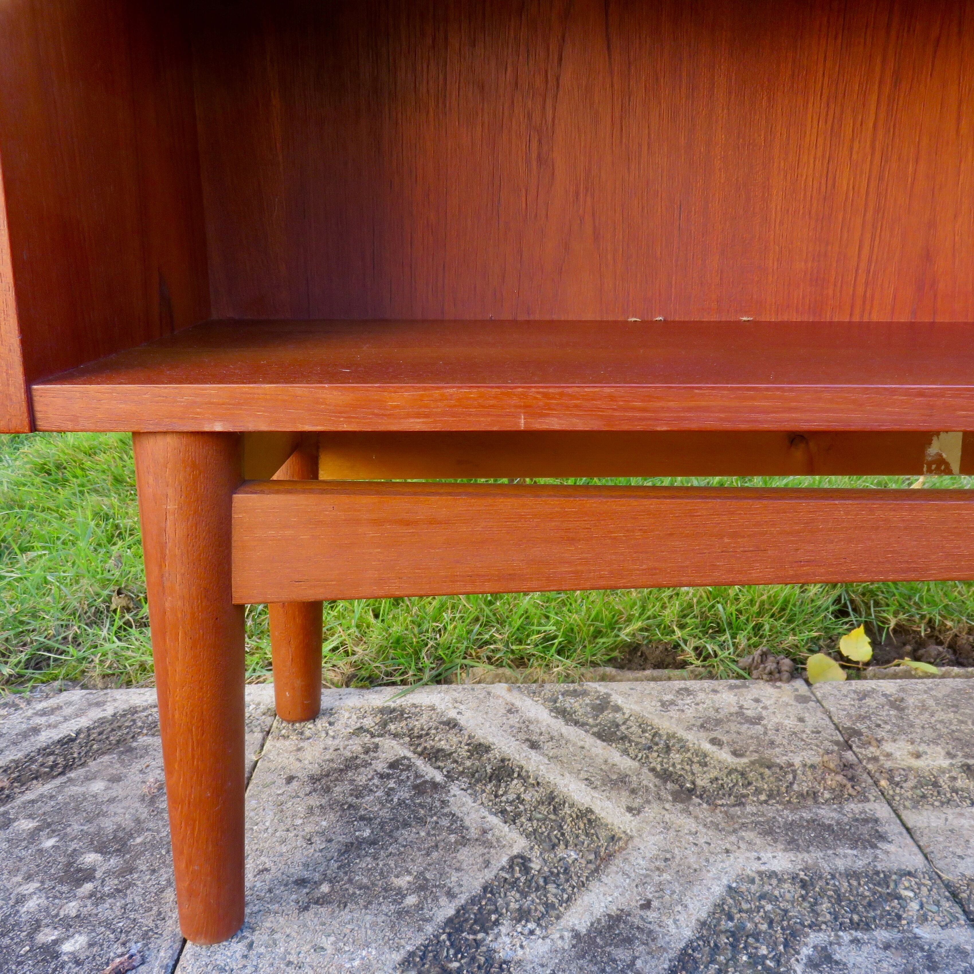 Pair of teak bookcases by Johannes Sorth. Denmark 1960