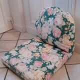 Pair of rattan armchairs 50s