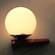 Targetti Sankey wall lamp Italy metal Orange and glass globe