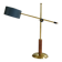 Mid-century modern table lamp in brass and walnut, rare by Einar Bäckström, Sweden.