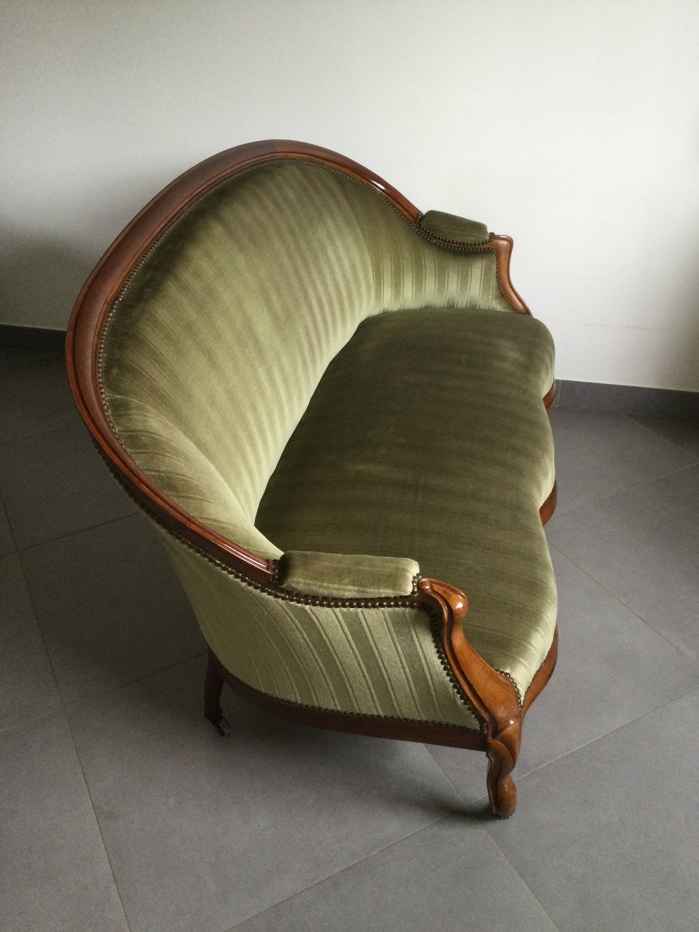 Canapé Napoléon III En Acajou