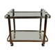 1960s-70s rolling trolley in the style of Martini & Rossi