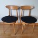 Set of 2 Scandinavian chairs. Design 1960