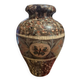 Large vase signed Jean Germino Vallauris