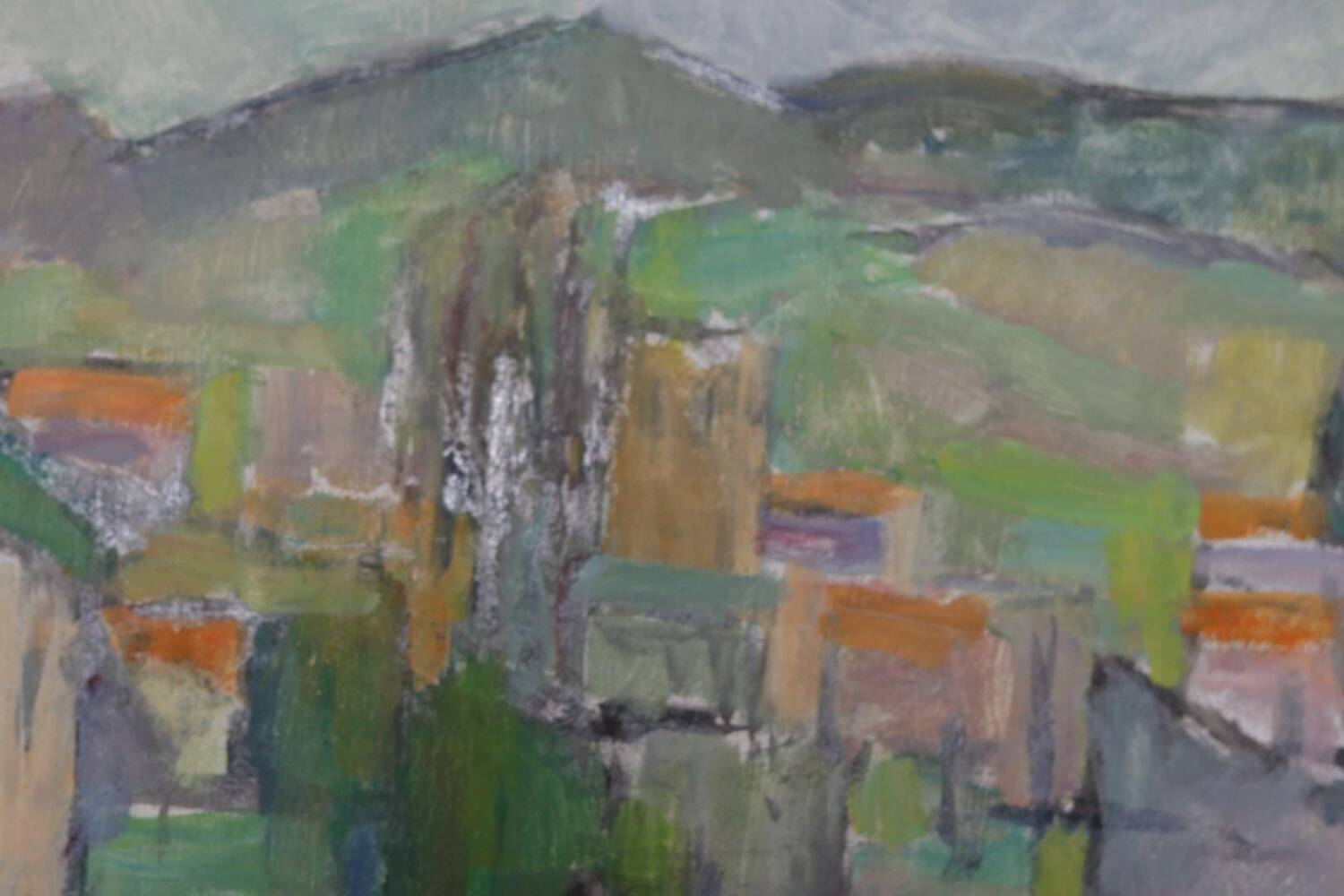 Swedish Oil on Canvas – “Spanish Landscape” by SÖREN OLSSON