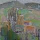 Huile sur toile suédoise – « Paysage espagnol » par SÖREN OLSSON