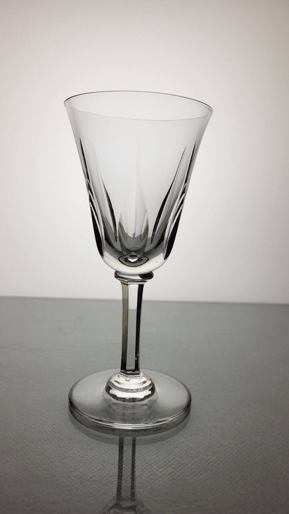 6 crystal glasses Saint Louis model Cerdagne