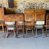 Set of 6 mismatched chairs