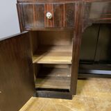 Art Deco desk in Macassar ebony