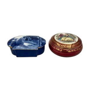 deux bonbonnières Limoges