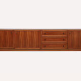 1960s sideboard in walnut, 240cm