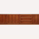 1960s sideboard in walnut, 240cm