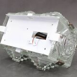 1970s Brutalist Wall Glass Light by Kamenicky Senov, Czechoslovakia
