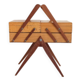 Little worker with compass feet from the 1960s Height 41 cm