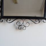 Mid-century 1970s wall mirror