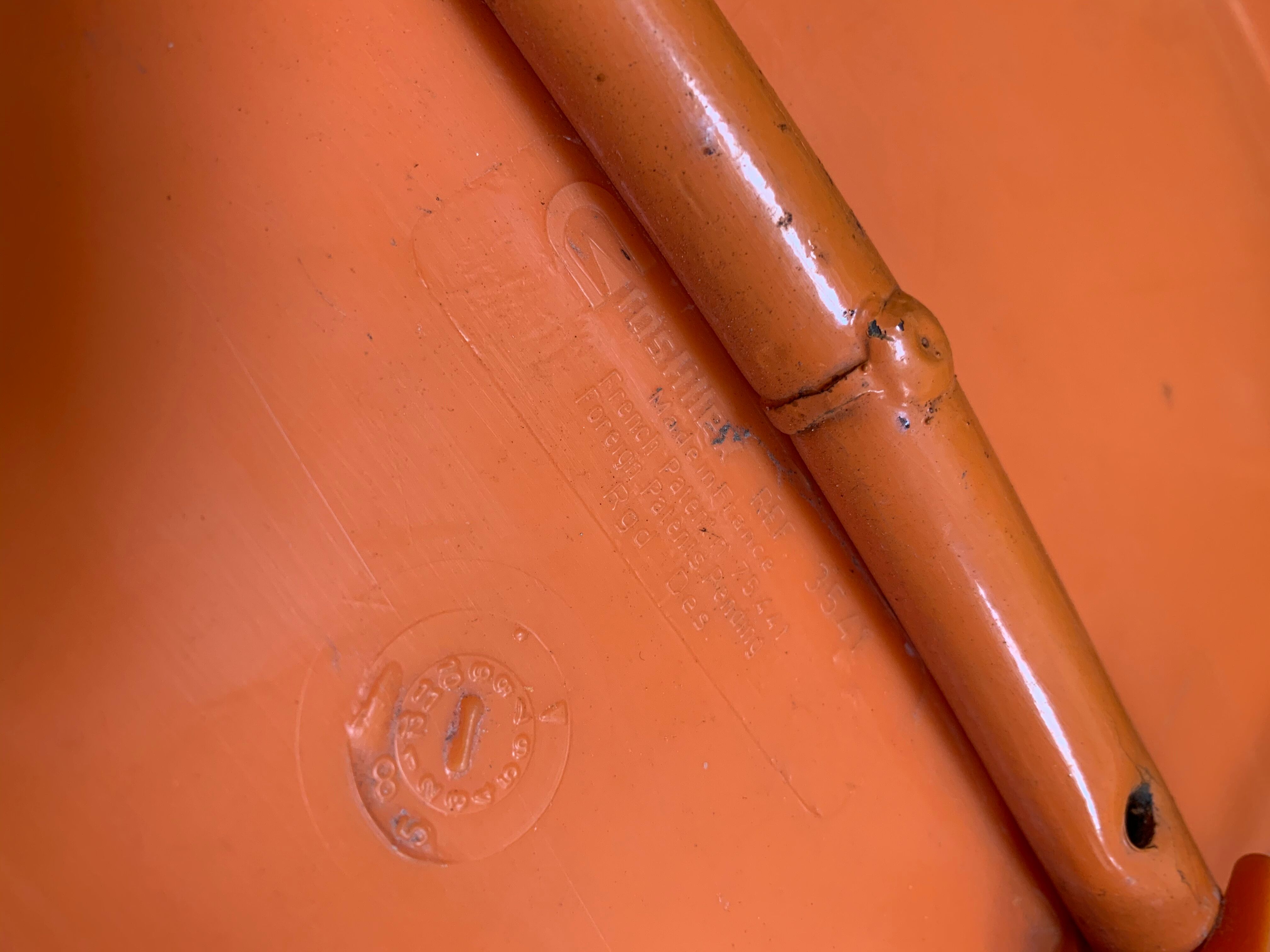 Vintage orange Grofilex chair