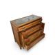 Commode de style Art Déco en bois de cerisier et noyer.
