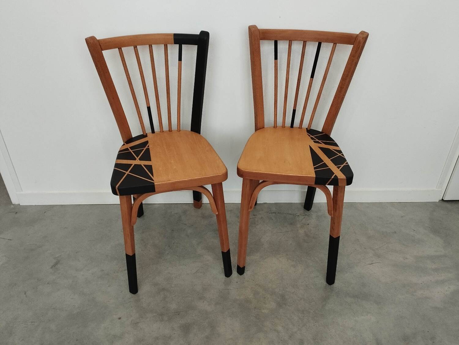 Pair of bistro chairs